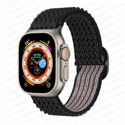 FlexWeave Elastic Nylon Scrunchie Apple Watch Band