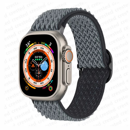 FlexWeave Elastic Nylon Scrunchie Apple Watch Band