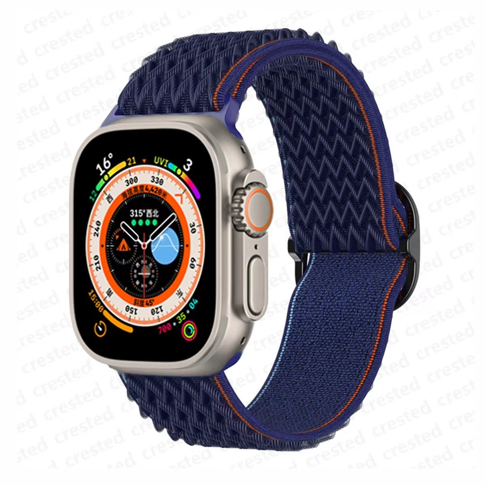 FlexWeave Elastic Nylon Scrunchie Apple Watch Band
