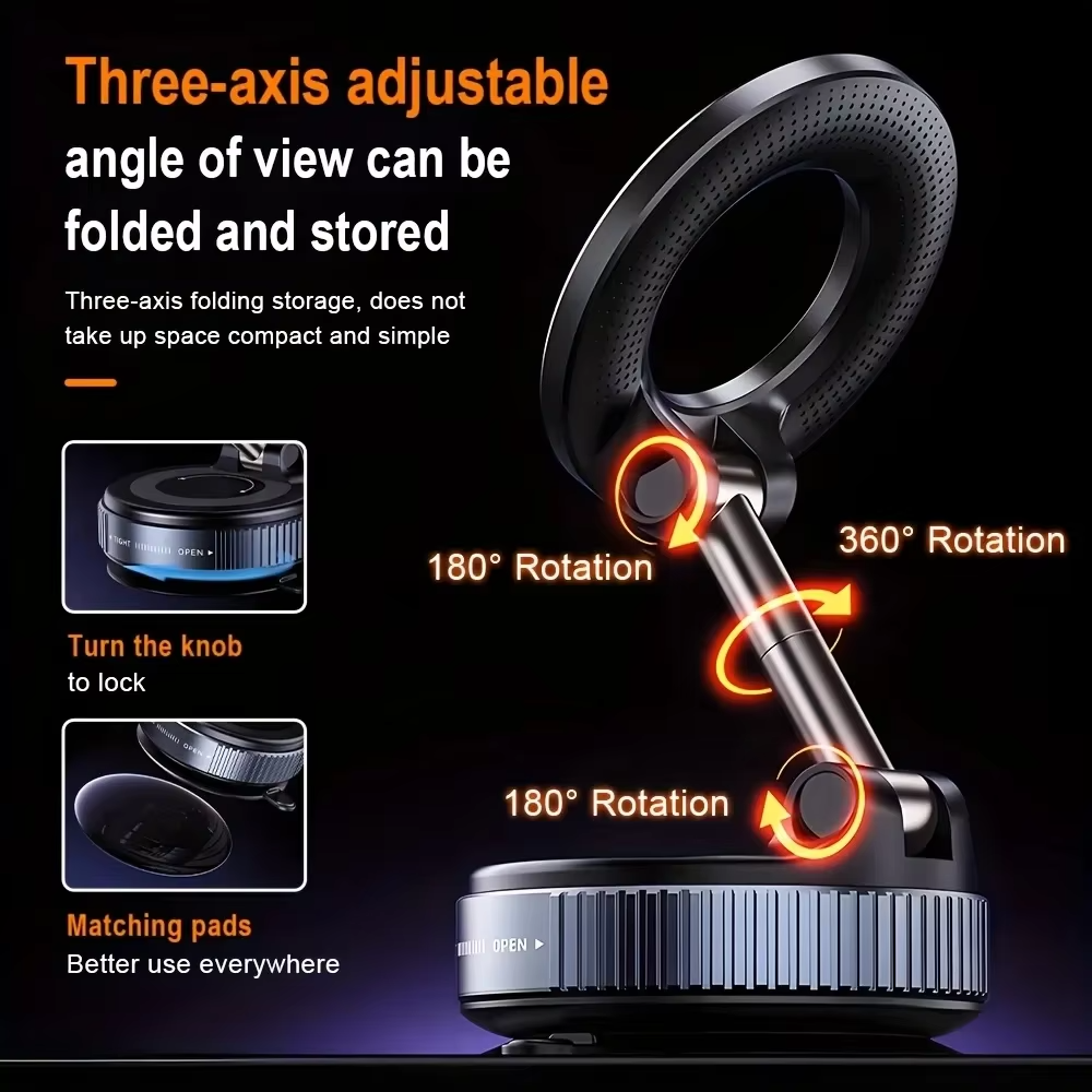 ArmourSnap 360° Magnetic Vacuum Car Phone Mount Holder
