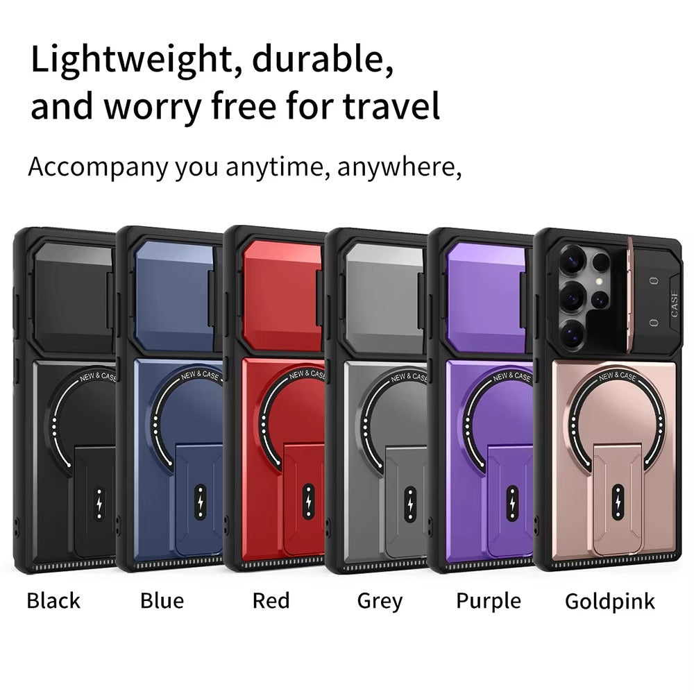 ArmourGuard Samsung Galaxy With Camera Shield & Kickstand